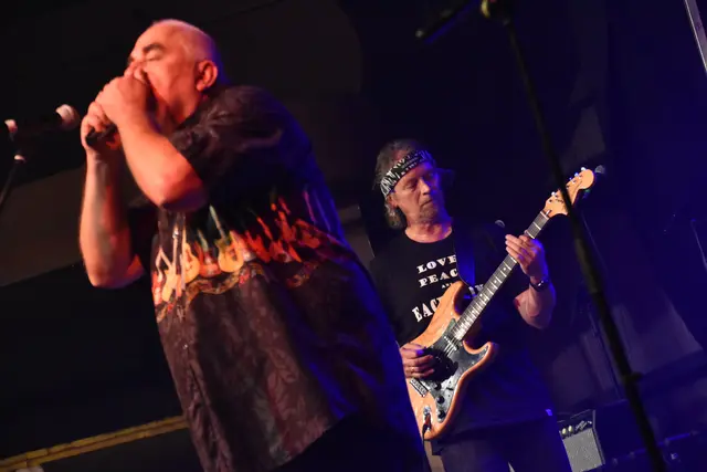 "Lungau Pop Factory" beim "Lungau Woodstock", 2019: Fritz Messner und Alexander "Xanda" Lüftenegger. | Foto: pjw