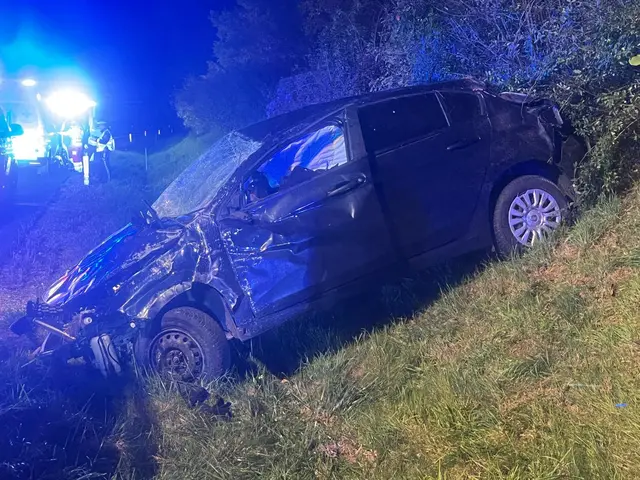 Schwerer Verkehrsunfall auf der A2-Südautobahn. | Foto: FFVK/Eberle