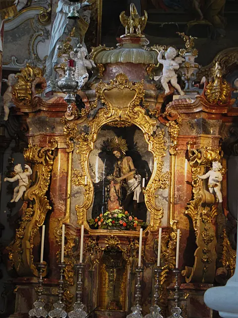 Ausflug nach Murnau - zur Wieskirche und einer Bootfahrt am Staffelsee
Die Wieskirche !