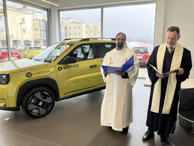 Pater Joy und Gregor Gerdenits bei der Segnung | Foto: Gabriela Stockmann