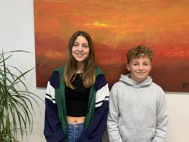 Der neue Schulsprecher der Mittelschule Lebring, Moritz Rechberger, mit seiner Stellvertreterin Lea Zöhrer | Foto: MS Lebring