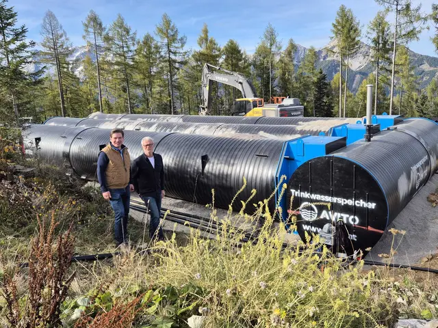 Bürgermeister Klaus Aitzetmüller (li.) mit Vizebürgermeister Friedrich Mayer. | Foto: Gemeinde Hinterstoder