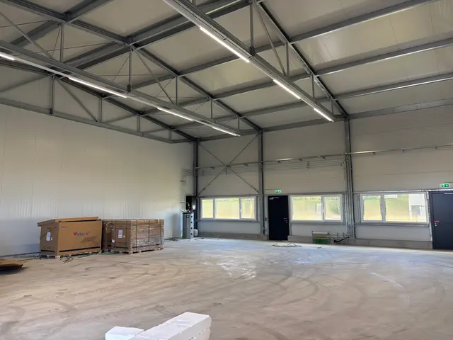 Die Stahlbaukonstruktion entspricht den modernsten Standards. | Foto: Almer