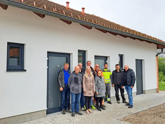Franz Kainz, Werner Fronhofer, Wolfgang Stark, Bgm. Alexandra Weber, Alexander Apfelthaler, Hubert Apfelthaler, Hermine Krammer, Stefan Apfelthaler, Gerhard Hahnl und Vbgm. Michael Christoph. | Foto: Stadtgemeinde Heidenreichstein