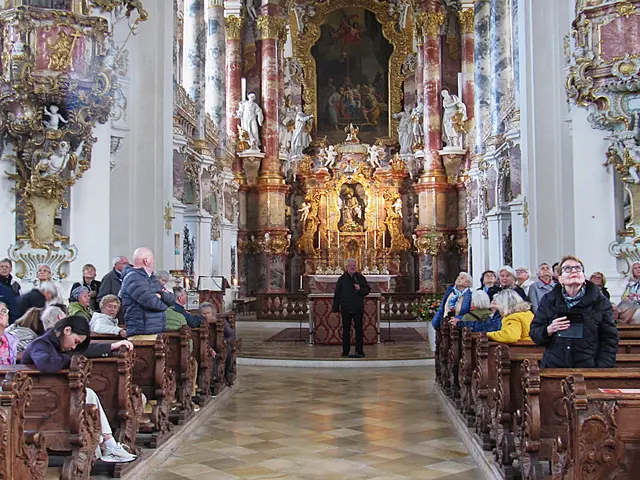 Ausflug nach Murnau - zur Wieskirche und einer Bootfahrt am Staffelsee
Die Wieskirche !