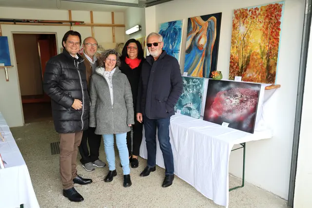 Bgm. Bernhard Heinl, GR Michael Vogler, Brigitte Regenspurger, GGR Daniela Schodt, GR Josef Ott | Foto: Marktgemeinde Michelhausen