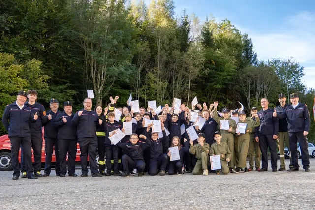 Die Zukunft der Feuerwehr liegt in guten Händen. | Foto: ÖA-Team BFKDO Spittal, KOCH Georg