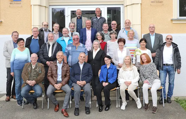 Die 4a-Klasse der Hauptschule Trofaiach (Jahrgang 1971–1975) beging ihr 50-jähriges Klassentreffen.  | Foto: SiSa Photographie OG