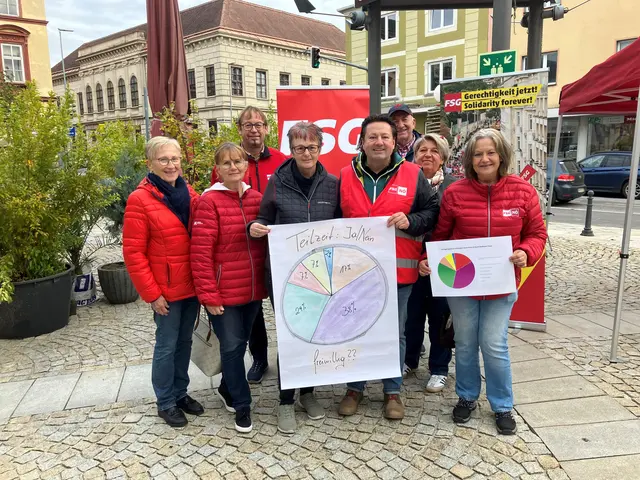 Bei der Präsentation der Umfrageergebnisse in Waidhofen/Thaya | Foto: FSG Waldviertel Nord