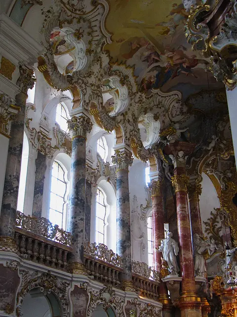 Ausflug nach Murnau - zur Wieskirche und einer Bootfahrt am Staffelsee
Die Wieskirche !