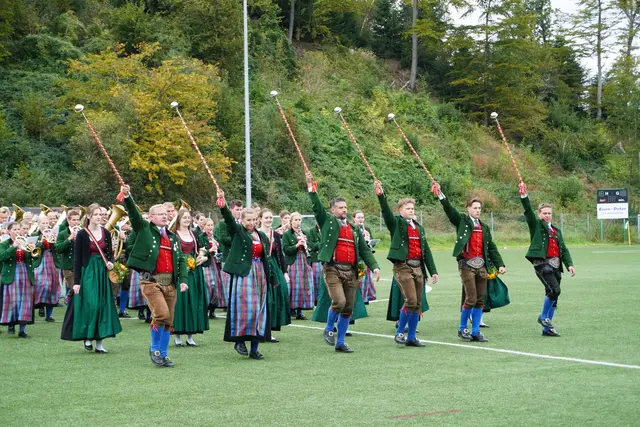 Bei der Marschwertung des Salzburger Blasmusikverbandes in Straßwalchen am 4. Oktober 2025 nahm auch die Trachtenmusikkapelle Mariapfarr teil. | Foto: Salzburger Blasmusikverband