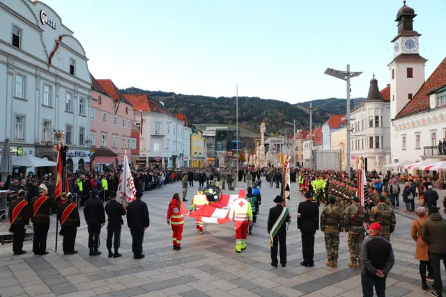 Die Feierstunde bot eine würdige Gelegenheit des Dankes, des Besinnens und des Innehaltens im Gedenken an den Nationalfeiertag.
 | Foto: Armin Russold