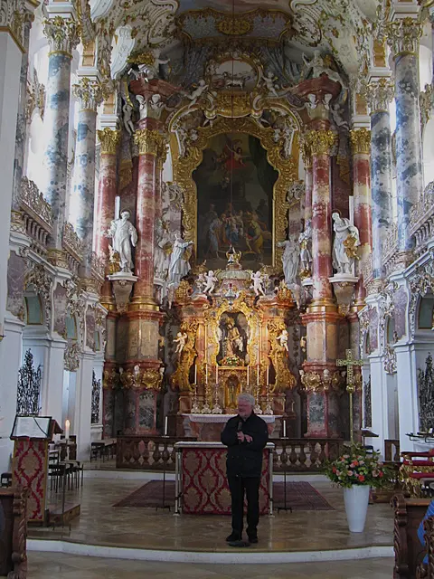 Ausflug nach Murnau - zur Wieskirche und einer Bootfahrt am Staffelsee
Die Wieskirche !