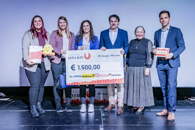 Der 1. Platz ging an VAMOS – UNION Volleyballverein Mattersburg. | Foto: Sportunion