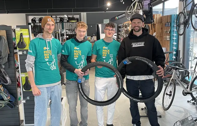 Joshua Seidl, Noah Schranz, Justin Tröbacher und Eric Preiml (Radwerker Feldkirchen; v.l.) | Foto: Arche Feldkirchen