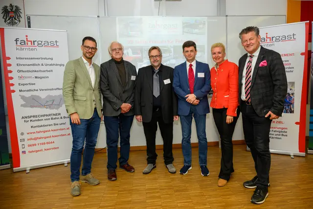 Der Verein "fahrgast kärnten" feierte heute sein 25-Jahr-Jubiläum in der HTL 1 Lastenstraße. | Foto: StadtKommunikation / Hude