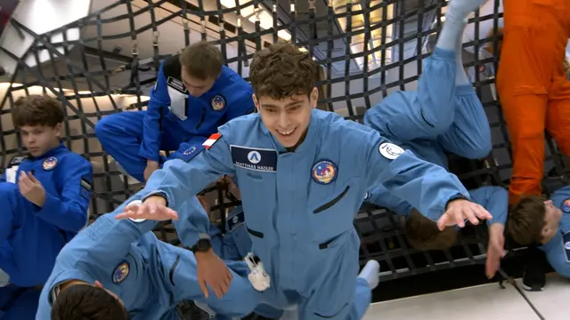 Matthias Hadler beim Parabelflug über Luxemburg | Foto: Philipp Stambera