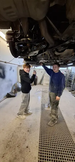 Schüler:innen der IMS Langenharten bekamen Einblicke in verschiedene Berufe. | Foto: IMS Langenhart