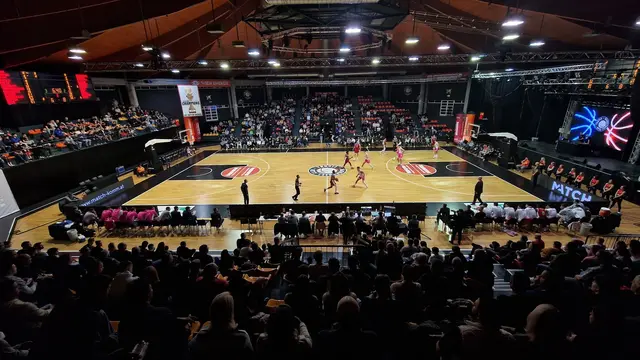 Am Sonntag heißt es Dritter gegen den Zweiten in der Gruppe B der ABA League: BC Vienna spielt gegen Vizemeister Budućnost Podgorica im Hallmann Dome.  | Foto: BC Vienna/CrownCapture Lesteve