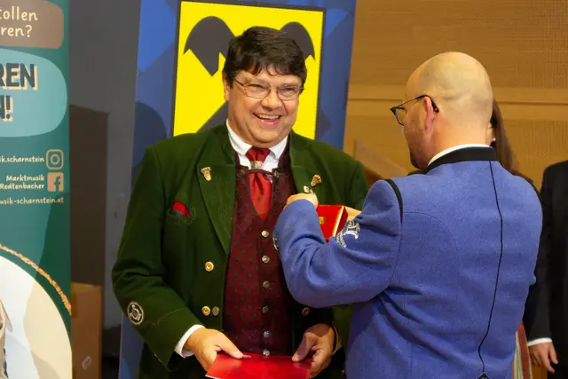 Weil Engagement wichtig ist: Bezirksehrung des OÖ Blasmusikverbandes für den Bezirk Gmunden. | Foto: OÖBV Gmunden