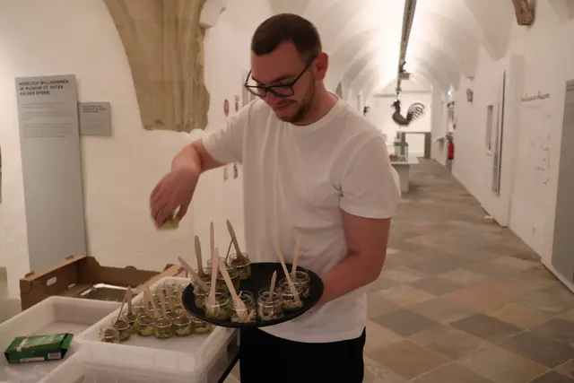 Auch fürs leibliche Wohl war gesorgt. | Foto: Schauer