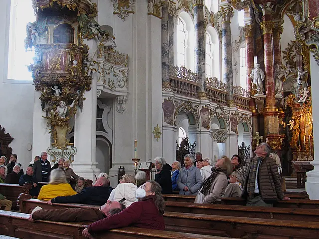 Ausflug nach Murnau - zur Wieskirche und einer Bootfahrt am Staffelsee
Die Wieskirche !