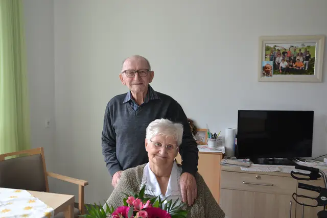 Ernestine und Adolf Hinterberger feierten die Diamante Hochzeit | Foto: Stadtgemeinde Peuerbach