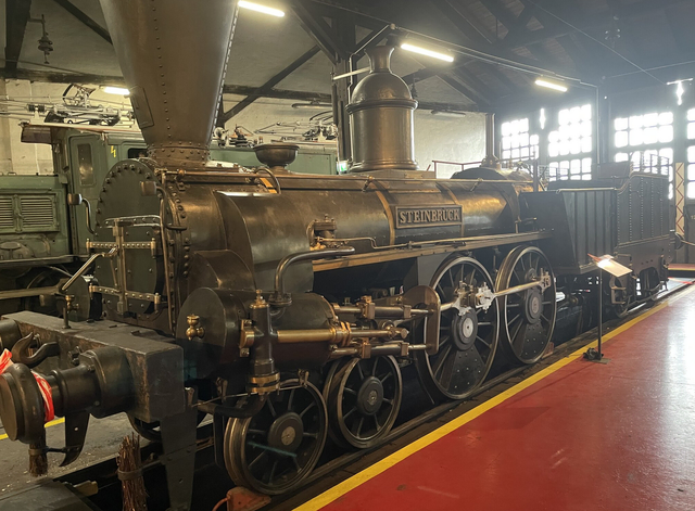 Die Steinbrück war die erste Dampflokomotive, die auf der Bahnstrecke Mürzzuschlag-Graz im Einsatz war. | Foto: Hackl