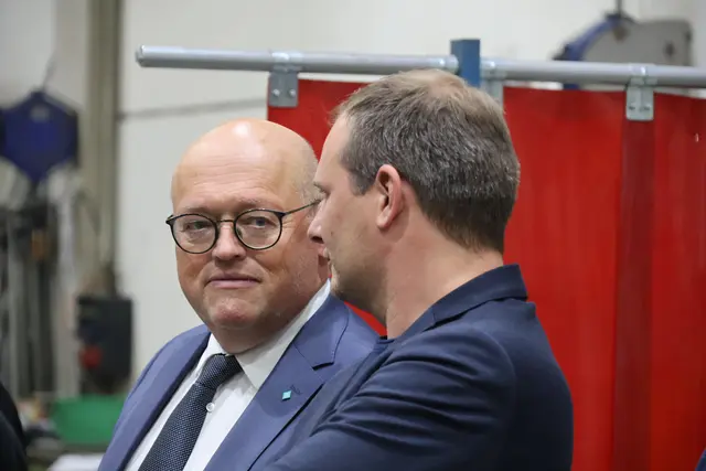 Laurenz Pöttinger und Gerald Nussbichler | Foto: MeinBezirk/Constance Haslberger