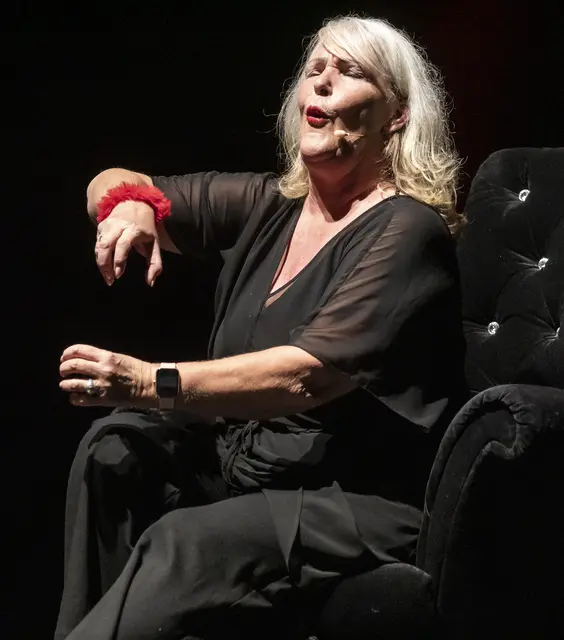 Barbara Balldini zeigte wie Tantramassage funktioniert | Foto: Gerhard Maly