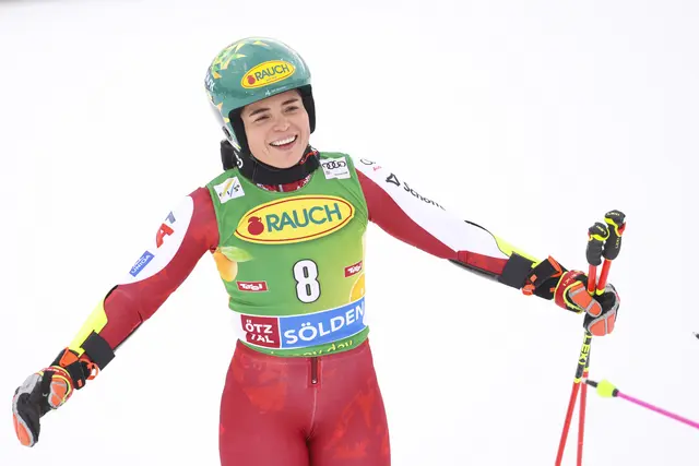 Nach vielen Verletzungen und Krankheiten feierte Julia Scheib in Sölden ihren ersten Weltcup-Sieg. | Foto: GEPA pictures