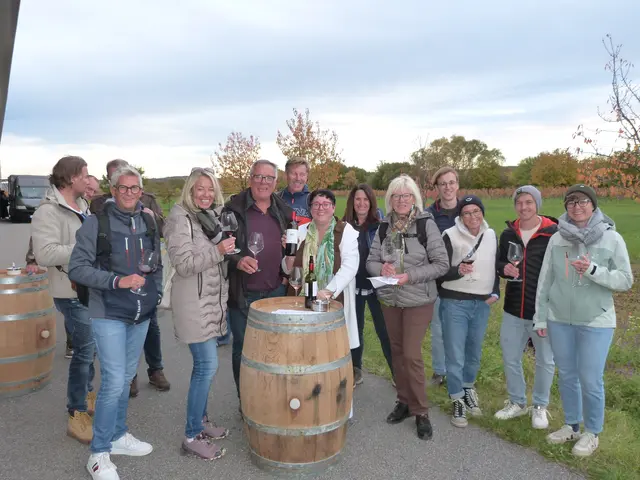 "Stoß ma gemeinsam an!", hieß es bei Weingut Iby in Horitschon! | Foto: Vanessa Wittmann