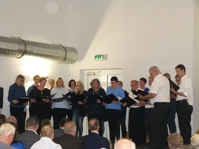 Für die musikalische Unterhaltung sorgte die Musikkapelle Pilgersdorf und der Gemischte Chor Pilgersdorf. Mit traditionallen Stücken begeisterten die Musiker die Besucher.  | Foto: Vanessa Wittmann