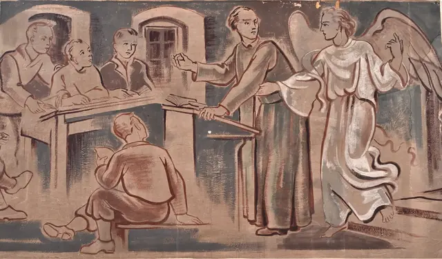 Auch der Lehrer wird mitten im Unterricht aus dem Leben herausgerissen. | Foto: Hans-Peter Kriener