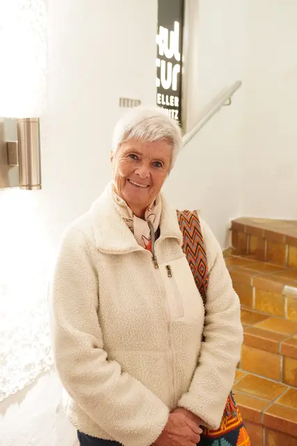 Claudette Luif wurde ebenso im Kulturkeller gesichtet.