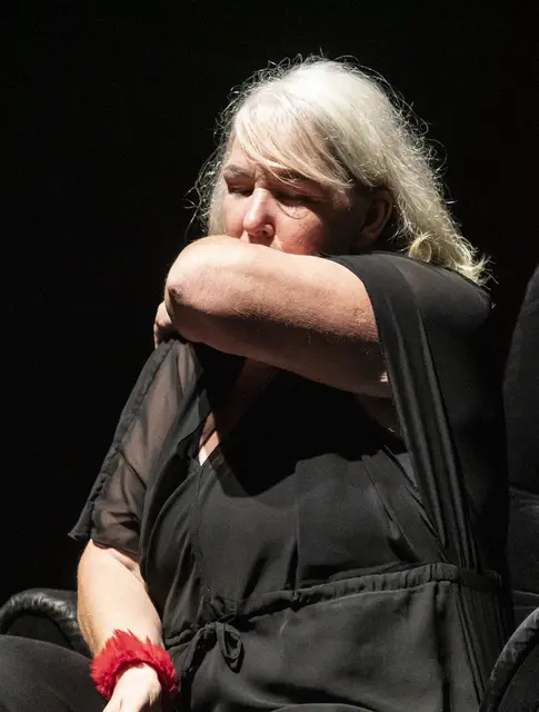 Barbara Balldini zeigte Praktiken vor ... | Foto: Gerhard Maly