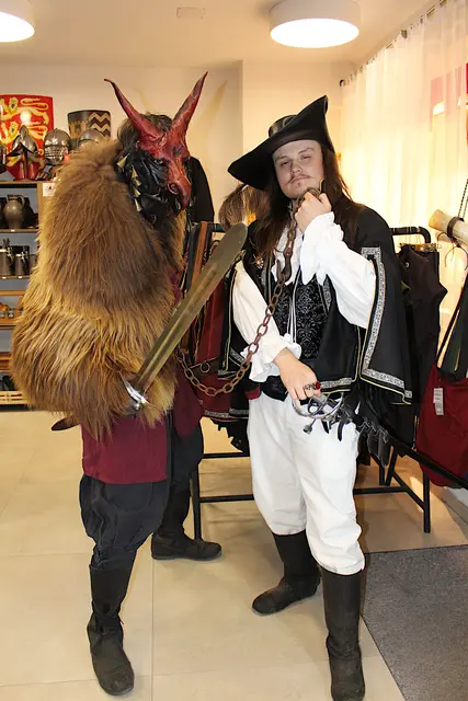 Draco und Santiago im Armatae-Shop