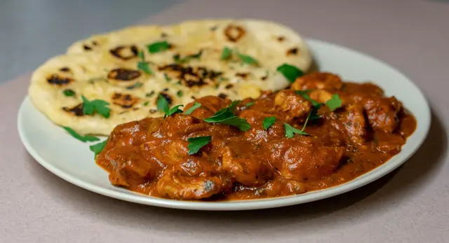 Die indische Küche ist stark regional geprägt, so werden in Nordindien in Gerichten etwa Weizen, Ghee (geklärte Butter) und reichhaltige Soßen verwendet. Dagegen setzen die Menschen in Südindien bei ihren Gerichten mehr auf Reis, Linsen und insgesamt leichtere, fermentierte Gerichte. Das Fladenbrot Naan ist aus der indischen Küche nicht wegzudenken. | Foto: Symbolbild: Unsplash.com