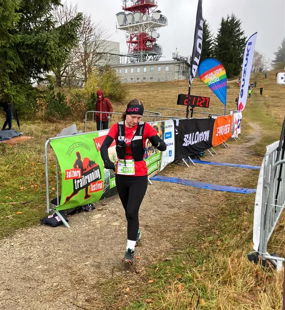 Carolina Luftensteiner, ULC Grein, die neue U 18 Meisterin im Österreichischen Berglaufcup.  | Foto: Manfred Luftensteiner