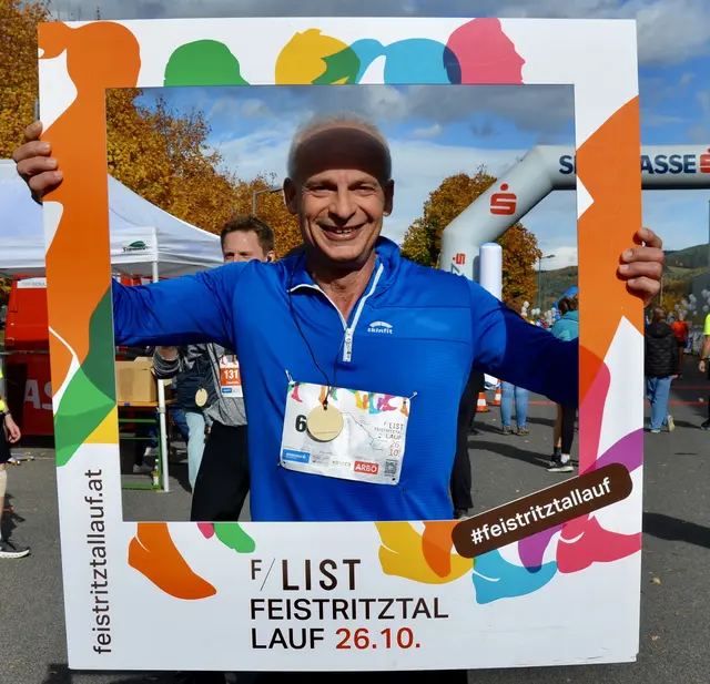 Franz Peinsipp absolvierte den Halbmarathon in einer Zeit von 1:40 | Foto: Elisabeth Peinsipp 