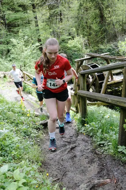 Carolina Luftensteiner, ULC Grein, die neue U 18 Meisterin im Österreichischen Berglaufcup.  | Foto: event-kuckern 