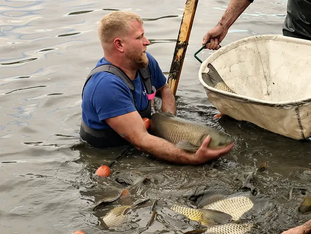 Mittendrin statt nur dabei. Julian Schreiber in voller Aktion. | Foto: Christian Nowotny