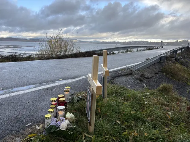 Am Samstag stellten Freunde aus Zwettl diese beiden Kreuze bei der Anlegestelle Kyselov auf. | Foto: MeinBezirk/Gernot Fohler