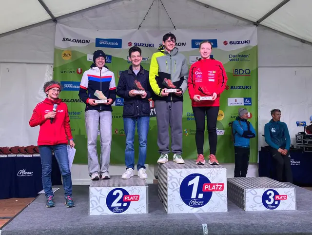 Carolina Luftensteiner, ULC Grein, die neue U 18 Meisterin im Österreichischen Berglaufcup.  | Foto: Manfred Luftensteiner