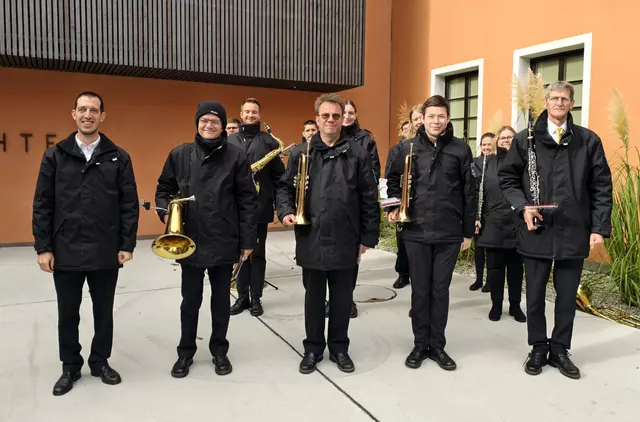 Der Musikverein Zwentendorf sorgte für die musikalische Begleitung der Festmesse und des Festaktes. | Foto: Christian Nowotny