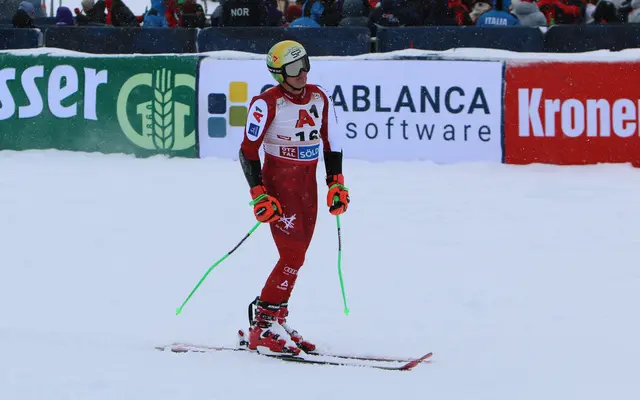 Weltmeister Raphael Haaser war mit dem ersten Lauf nicht zufrieden