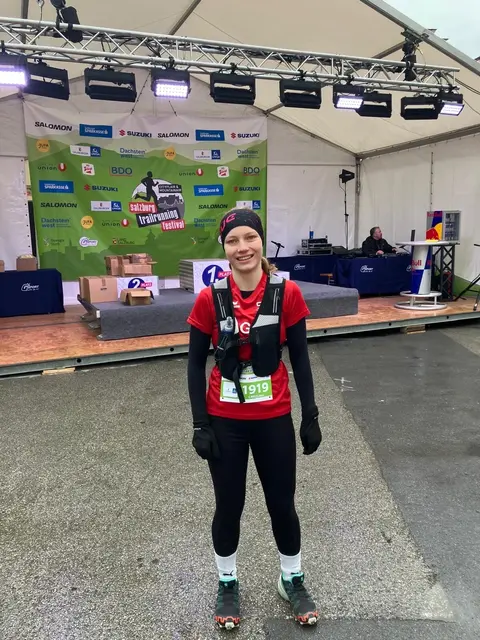 Carolina Luftensteiner, ULC Grein, die neue U 18 Meisterin im Österreichischen Berglaufcup.  | Foto: Manfred Luftensteiner