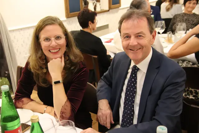 Agrarlandesrätin Anja Haider-Wallner mit Nikolaus Berlakovich, einem ihrer Amtsvorgänger. | Foto: Martin Wurglits