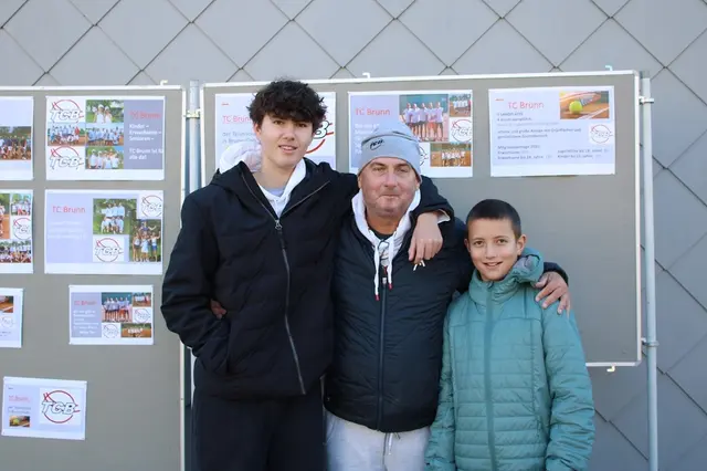 Werbung für ihren Tennisverein machten Berti Rohaczek, Maxi Paulus und Fabian Povolny | Foto: mc