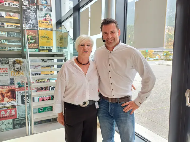 Ingrid Bürger mit Sigi Fink (Meteorologe und Radio-und Fernsehmoderator) | Foto: Monika Hammerl